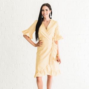 Bright & Cheery Gingham Dress by Rachel Parcell